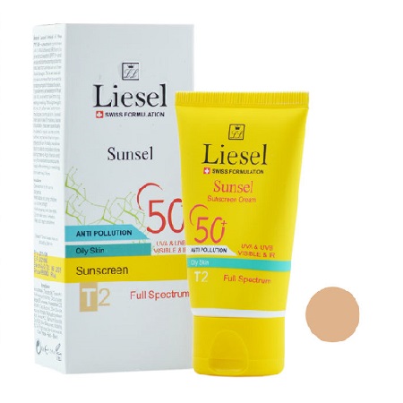 کرم ضد آفتاب رنگی طبیعی سان سل لایسل پوست چرب و مستعد آکنه